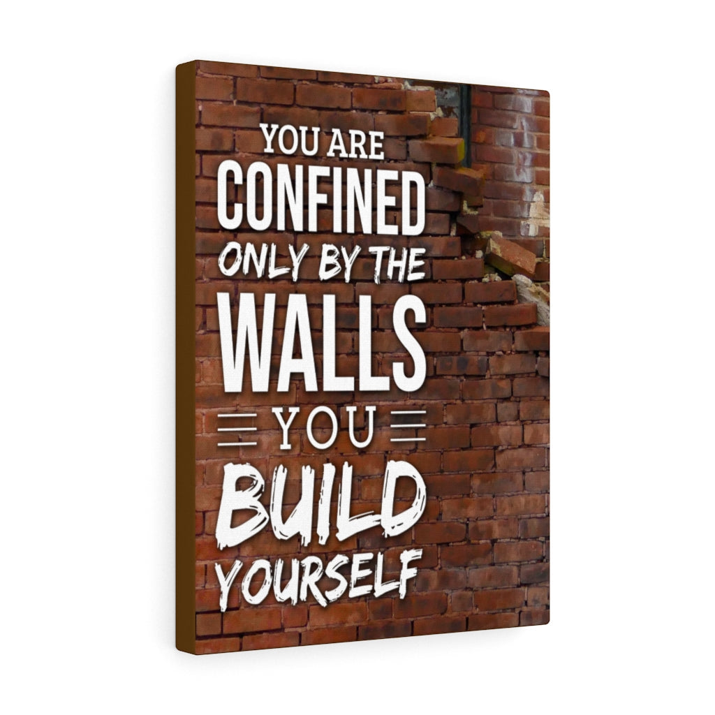 You are Confined Motivational Verse Inspirational Wall Decor for Home Office Gym Inspiring Success Quote Print Ready to Hang Wall Art - Express Your Love Gifts