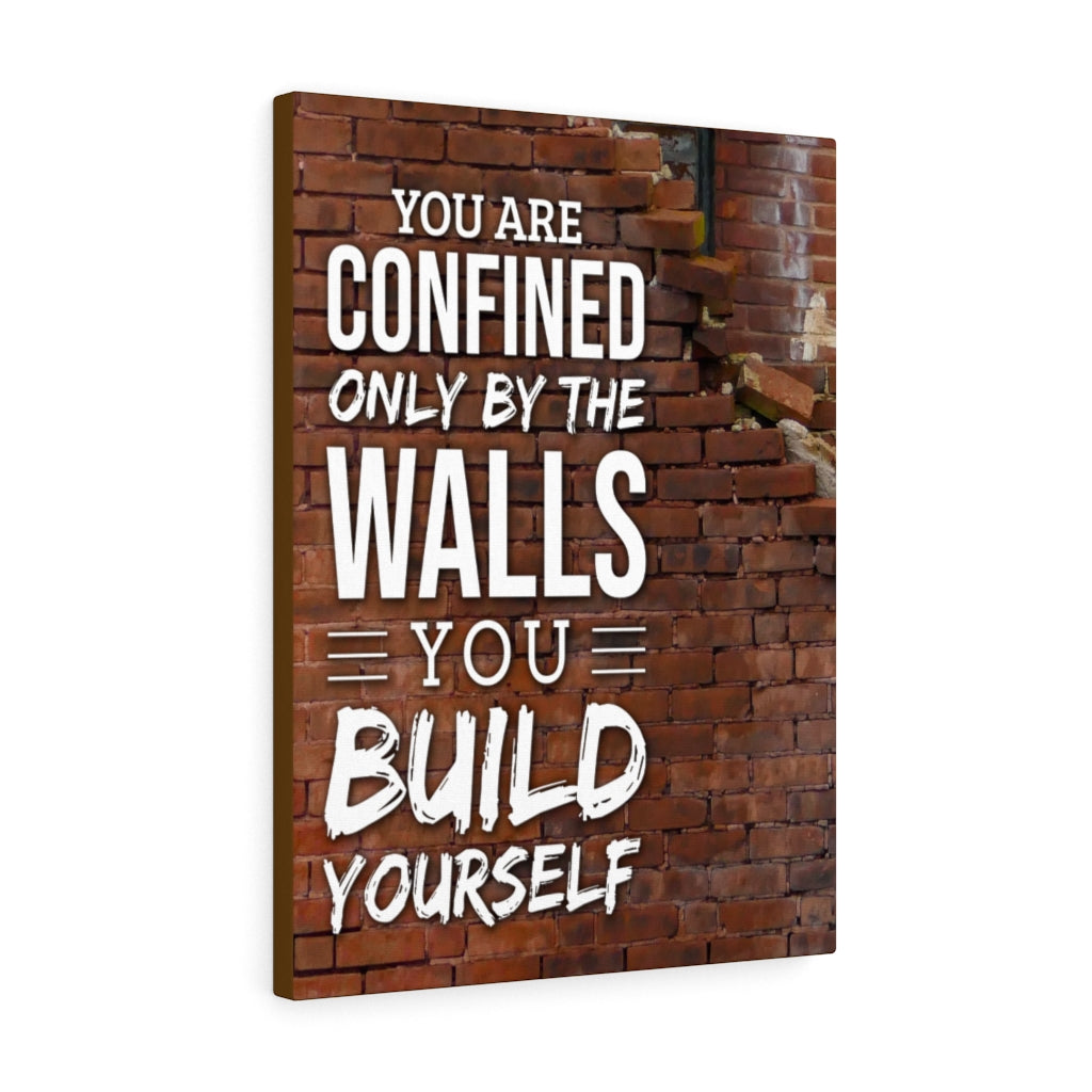 You are Confined Motivational Verse Inspirational Wall Decor for Home Office Gym Inspiring Success Quote Print Ready to Hang Wall Art - Express Your Love Gifts