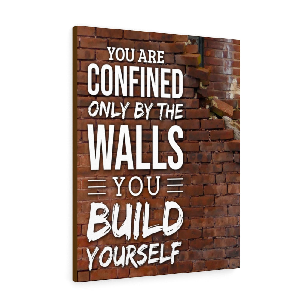 You are Confined Motivational Verse Inspirational Wall Decor for Home Office Gym Inspiring Success Quote Print Ready to Hang Wall Art - Express Your Love Gifts