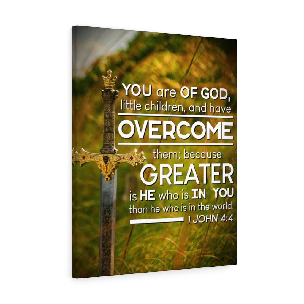 Scripture Walls You Are of God 1 John 4:4 Christian Wall Art Bible Verse Print Ready to Hang - Express Your Love Gifts