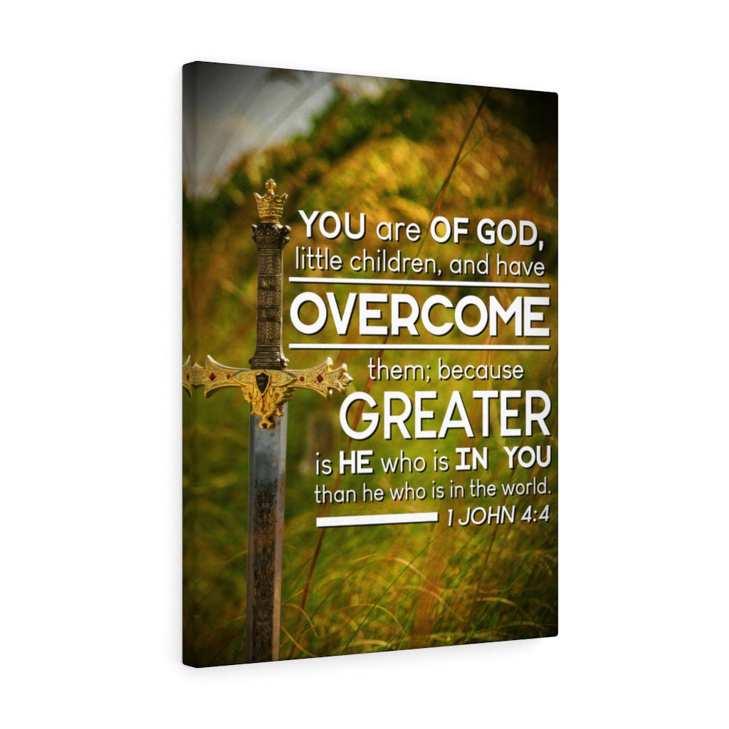 Scripture Walls You Are of God 1 John 4:4 Christian Wall Art Bible Verse Print Ready to Hang - Express Your Love Gifts