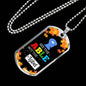 See The Able Not The Label Autism AwAreness Necklace Stainless Steel or 18k Gold Dog Tag 24" Chain-Express Your Love Gifts