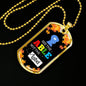 See The Able Not The Label Autism AwAreness Necklace Stainless Steel or 18k Gold Dog Tag 24" Chain-Express Your Love Gifts