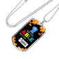 See The Able Not The Label Autism AwAreness Necklace Stainless Steel or 18k Gold Dog Tag 24" Chain-Express Your Love Gifts