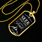 Seek And Find The Lord Christian Faith Necklace Stainless Steel or 18k Gold Dog Tag 24" Chain-Express Your Love Gifts