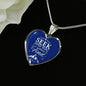 Seek & You Find Necklace Stainless Steel or 18k Gold Heart Pendant 18-22" - Express Your Love Gifts