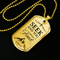 Seek And You Shall Find Luke 11:9 Necklace Stainless Steel or 18k Gold Dog Tag 24" Chain-Express Your Love Gifts
