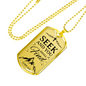 Seek And You Shall Find Luke 11:9 Necklace Stainless Steel or 18k Gold Dog Tag 24" Chain-Express Your Love Gifts