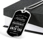 Seek God First Always Christian Necklace Stainless Steel or 18k Gold Dog Tag 24" Chain-Express Your Love Gifts