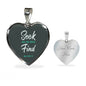 Seek And You Shall Find Necklace Stainless Steel or 18k Gold Pendant 18-22" - Express Your Love Gifts