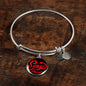 Sexy Devil Stainless Steel or 18k Gold Circle Bangle Bracelet - Express Your Love Gifts