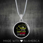 Shine Matthew 5:16 Circle Pendant Necklace Stainless Steel or 18k Gold 18-22"-Express Your Love Gifts