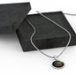 Shine Matthew 5:16 Circle Pendant Necklace Stainless Steel or 18k Gold 18-22"-Express Your Love Gifts