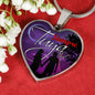 Siempre Tuya Spanish Pendant Stainless Steel or 18k Gold Heart Necklace 18-22"-Express Your Love Gifts