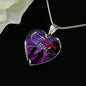 Siempre Tuya Spanish Pendant Stainless Steel or 18k Gold Heart Necklace 18-22"-Express Your Love Gifts