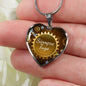 Siempre Tuyo Stainless Steel Spanish Heart Necklace Stainless Steel or 18k Gold Heart Pendant 18-22" - Express Your Love Gifts