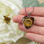 Siempre Tuyo Stainless Steel Spanish Heart Necklace Stainless Steel or 18k Gold Heart Pendant 18-22" - Express Your Love Gifts
