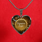Siempre Tuyo Stainless Steel Spanish Heart Necklace Stainless Steel or 18k Gold Heart Pendant 18-22" - Express Your Love Gifts
