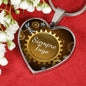 Siempre Tuyo Stainless Steel Spanish Heart Necklace Stainless Steel or 18k Gold Heart Pendant 18-22" - Express Your Love Gifts