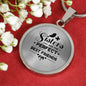 Sisters Are Perfect Best Friends Circle Necklace-Express Your Love Gifts