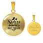 Sisters Are Perfect Best Friends Circle Necklace-Express Your Love Gifts