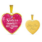 Sisters Perfect Best Friends Stainless Steel or 18k Gold Heart Pendant 18-22"-Express Your Love Gifts