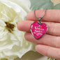 Sisters Perfect Best Friends Stainless Steel or 18k Gold Heart Pendant 18-22"-Express Your Love Gifts