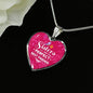 Sisters Perfect Best Friends Stainless Steel or 18k Gold Heart Pendant 18-22"-Express Your Love Gifts