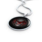 Skull Death Circle Necklace Stainless Steel or 18k Gold 18-22" - Express Your Love Gifts