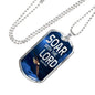 Soar Withe The Lord Isaiah 40:31 Dog Tag Stainless Steel or 18k Gold 24" Chain - Express Your Love Gifts