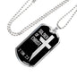 Soldier Of Christ Stainless Steel or 18k Gold Dog Tag 24" Chain - Express Your Love Gifts