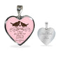 Song Of Solomon 3:4 Necklace Stainless Steel or 18k Gold Heart Pendant 18-22" - Express Your Love Gifts