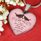 Song Of Solomon 3:4 Necklace Stainless Steel or 18k Gold Heart Pendant 18-22" - Express Your Love Gifts