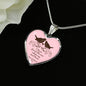Song Of Solomon 3:4 Necklace Stainless Steel or 18k Gold Heart Pendant 18-22" - Express Your Love Gifts