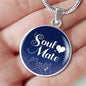 Soulmate Circle Necklace-Express Your Love Gifts