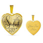Soulmate Forever Together Heart Pendant Stainless Steel or 18k Gold 18-22"-Express Your Love Gifts