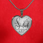Soulmate Forever Together Heart Pendant Stainless Steel or 18k Gold 18-22"-Express Your Love Gifts
