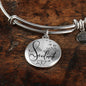 Soulmate Stainless Steel or 18k Gold Circle Bangle Bracelet-Express Your Love Gifts