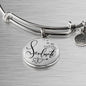 Soulmate Stainless Steel or 18k Gold Circle Bangle Bracelet-Express Your Love Gifts
