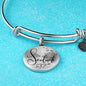 Soulmate Stainless Steel or 18k Gold Circle Bangle Bracelet-Express Your Love Gifts