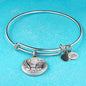 Soulmate Stainless Steel or 18k Gold Circle Bangle Bracelet-Express Your Love Gifts