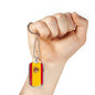 Spain Distressed Flag Necklace Spain Flag Stainless Steel or 18k Gold Dog Tag 24"-Express Your Love Gifts