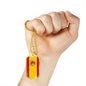 Spain Distressed Flag Necklace Spain Flag Stainless Steel or 18k Gold Dog Tag 24"-Express Your Love Gifts