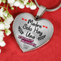 Spanish Mom Madre Solo Hay Una Y Como La Mía Ninguna Stainless Steel or 18k Gold Heart Pendant Necklace 18-22" - Express Your Love Gifts