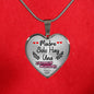 Spanish Mom Madre Solo Hay Una Y Como La Mía Ninguna Stainless Steel or 18k Gold Heart Pendant Necklace 18-22" - Express Your Love Gifts
