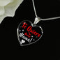 Spanish Mother Gift Necklace Stainless Steel or 18k Gold Heart Pendant 18-22" - Express Your Love Gifts