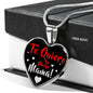 Spanish Mother Gift Necklace Stainless Steel or 18k Gold Heart Pendant 18-22" - Express Your Love Gifts