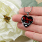 Spanish Mother Gift Necklace Stainless Steel or 18k Gold Heart Pendant 18-22" - Express Your Love Gifts