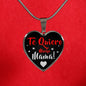 Spanish Mother Gift Necklace Stainless Steel or 18k Gold Heart Pendant 18-22" - Express Your Love Gifts
