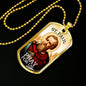 St. Paul Catholic Necklace Stainless Steel or 18k Gold Dog Tag 24" Chain-Express Your Love Gifts
